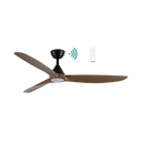 Quiet energy efficient Martec Seaforth DC Ceiling Fan with LED Light – Lights and Fans Online. Black Walnut