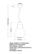ELLISE D06943 P1 CORK/GLASS