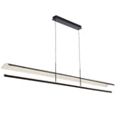 ARIVA Linear LED pendant light with modern architectural design, 3CCT colour selection, and TRIAC dimmable contemporary ceiling lighting.