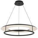 ARIVA 80CM LED pendant light with contemporary circular ring design, 3CCT colour selection, and TRIAC dimmable architectural lighting.