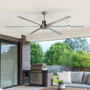 Martec Albatross 72″ & 84″ DC Ceiling Fan With Remote from lights and fans online a huge fan  in a larger commercial area Ceiling fan in a modern outdoor living space with a grill and sofa.