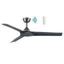 Alpine DC 52″ Smart Ceiling Fan With WIFI Remote Control Ceiling fan with remote control on a white background