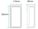 Ashton 10W Tricolour LED Wall Light