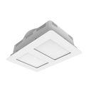 Aspire II bathroom heater exhaust fan with tricolour LED light