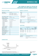 Avoca DC 48″ & 52″ Smart Ceiling Fan With WIFI Remote Control