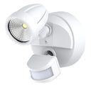 Bandit Tricolour LED Security  Single Head With Sensor -Matt Black or White