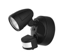 Bandit Tricolour LED Security  Single Head With Sensor -Matt Black or White
