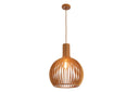 Boaz natural timber pendant light detail wood grain Scandinavian design ceiling light. Lights and Fans Online 
