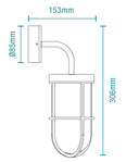 Bronte E27 Exterior Wall Light