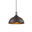 Cassidy Weathered Iron Dome Pendant – Designer Statement Lighting