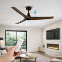 Martec Cordoba DC 52″ Smart Ceiling Fan With WIFI Remote Control Ceiling fan with remote control in a living room setting from Lights and Fans Online 