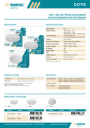 Product Spec 2 “Martec Cove Tricolour LED Bunker Round Outdoor Light – 10W / 15W – With or Without Sensor – presented by Lights and Fans Online”