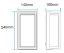 Crew 12W Tricolour LED Wall Light