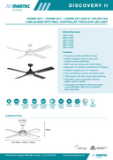 Discovery II 48″/ 52″ / 56″ AC Ceiling Fan with Light