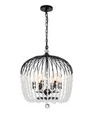 Evelyn 6 Light 48CM BLACK