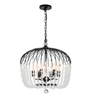 Evelyn 6 Light 48CM BLACK