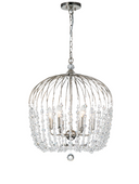 Evelyn 6 Light 48CM NICKLE