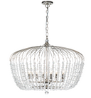 Evelyn 8 Light 75CM NICKLE