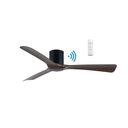 Fresno Martec Ceiling fan Walnut with remote control on a white background Lights and Fans Online 