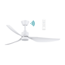 Martec Genoa DC 50″ Smart Ceiling Fan With WiFi Remote Control + LED Light. Matt White 