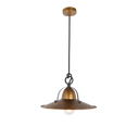 Benson Pendant  in Aged Gold Leaf Finish