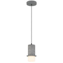 Modern cast stone pendant lamp featuring integrated 3CCT LED technology, adjustable suspension, and warm ambient lighting for dining rooms.