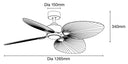 Kingston DC 50 inch smart ceiling fan with WiFi remote and LED light – Martec Australia Modern Kingston 50 inch ceiling fan with quiet DC motor and integrated LED light. Energy-efficient Kingston DC ceiling fan with LED light, reversible summer/winter mode. Lights and Fans Online Dimensions 