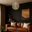 Lerida 12 Light Round Pendant Light Gold or Chrome