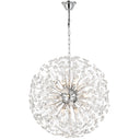Lerida 12 Light Round Pendant Light Gold or Chrome