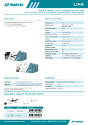 Link 48” AC Ceiling Fan with E27 Light