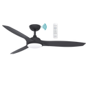 Newport DC 56 inch smart ceiling fan with WiFi remote and LED light – Martec Australia
Modern Newport 56 inch ceiling fan with quiet DC motor and integrated LED light. Matt Black 
Energy-efficient Newport DC ceiling fan with LED light, reversible summer/winter