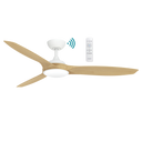   Newport DC 56″ Smart Ceiling Fan With WIFI Remote Control + LED light  Matt White Oak