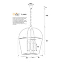 Dimensions Oriel BARIL 4 light spotlight bar dimensions: 700mm wide, 175mm high, 90mm deep