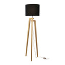 LUND Complete Floor Lamp Black