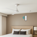 Martec Polo DC 52″ Smart Ceiling Fan With WIFI Remote Control from Lights and Fans online in a bedroom setting