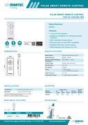 Pulse Smart Remote Control For AC Ceiling Fans