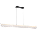 ROMAY Linear LED pendant light with modern architectural design, integrated LED technology, and dimmable contemporary ceiling lighting.