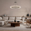 Modern LED pendant light for dining room and kitchen island featuring 4520 lumens, premium aluminium construction and adjustable suspension.