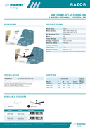 Razor 52″ AC Ceiling Fan with Wall Controller