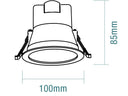 Rex 9W Tricolour LED Downlight