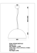 ROWEN 50CM GLD