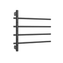 Thermogroup SV41B black swivel heated towel rail