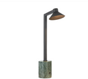 Satrom LED Table Lamp with premium marble base and integrated LED lighting for modern living rooms, bedrooms and home offices green marble