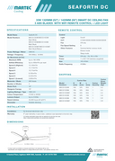 Seaforth DC Specification 2  ceiling fan with LED light
Martec Seaforth 52 inch smart ceiling fan LED Martec Seaforth 56 inch smart ceiling fan LED Seaforth WiFi ceiling fan with LED lightng coastal rated DC ceiling fan with LED energy-efficient smart ceiling fans Australia. Matt Black
