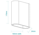 Sorrento Tricolour LED Exterior Wall Light