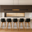 Detailed view of the polycarbonate diffuser delivering uniform, glare-free illumination along the full 180cm length.