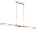 Side profile showing the ultra-thin LED light bar with an almost floating appearance suspended by two fine cables.