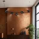 Turin 5 Pendant Light with adjustable 200cm suspension cable, perfect for high ceilings, open-plan living, and modern interiors.