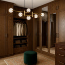 Tyson 6 Pendant Light showcasing premium iron construction and interchangeable decorative glass shades for contemporary interiors.