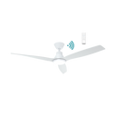 Triumph DC 52 inch smart ceiling fan with WiFi remote and LED light – Martec Australia Modern Triumph 52 inch ceiling fan with quiet DC motor and integrated LED light Energy-efficient Triumph DC ceiling fan with LED light, reversible summer/winter mode.White 